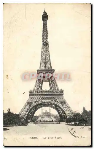 Paris Cartes postales La Tour Eiffel