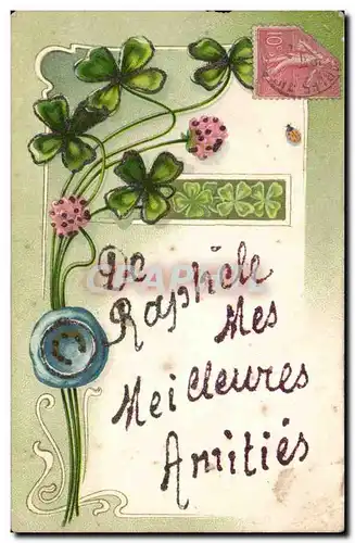 Cartes postales Fantaisie De Raphaele mes meilleures amities