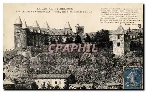 Cantal Ansichtskarte AK Chateau de Saillant pres St Flour