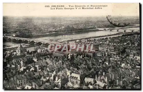 Orleans Cartes postales Vue generale et panoramique les ponts Georges V et marechal Joffre