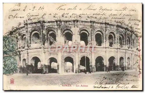 Nimes Cartes postales Les arenes