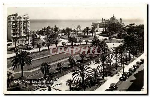 Ansichtskarte AK Nice les jardins Albert 1er et la casino de la jetee