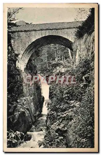 Cartes postales Nos belles montagnes Les Pyrenees Le pont d&#39Espagne