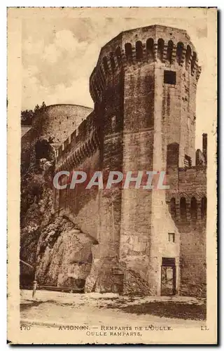 Cartes postales Avignon Remparts de l'Oulle
