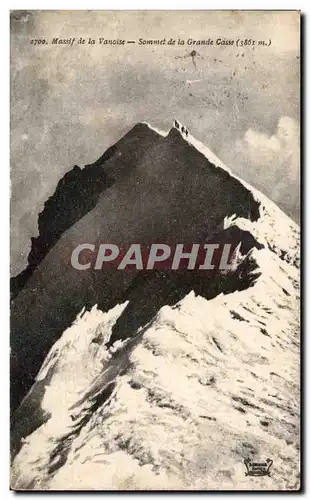 Ansichtskarte AK Massif de la Vanoise Sommet de la Grande Casse (3681m)