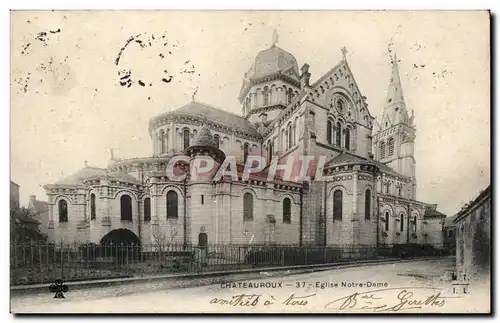 Cartes postales Chateauroux Eglise Notre Dame