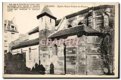 Paris Ansichtskarte AK Eglise Saint Julien le Pauvre