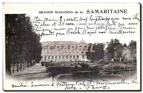 Paris Cartes postales Grands Magasins de la Samaritaine Rue de Rivoli Jardin des Plantes