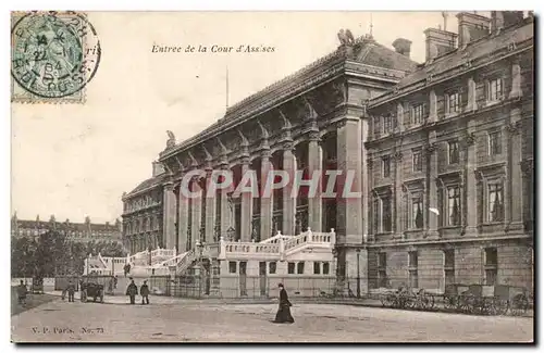 Cartes postales Paris Entree de la cour d&#39assises