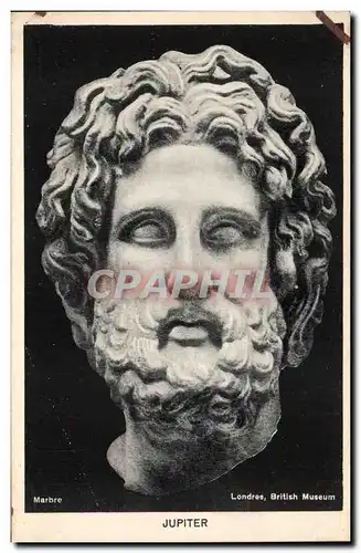 Cartes postales Fantaisie Jupiter Londres British Museum