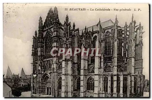 Beauvais Ansichtskarte AK la cathedrale Vue generale