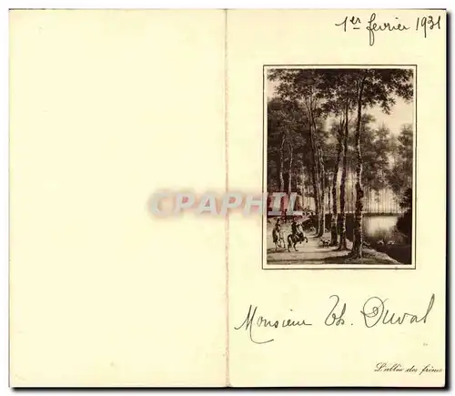 Cartes postales Fantaisie L&#39allee des frenes