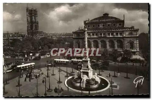 Paris Ansichtskarte AK Place du Chatelet et tour Saint Jacques