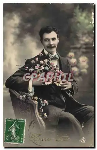 Cartes postales Fantaisie Homme