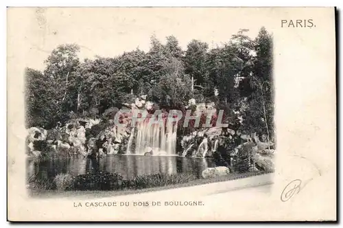 Paris Ansichtskarte AK La cascade du Bois de Boulogne