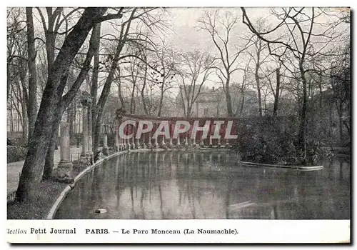 Paris Cartes postales the park Heap (Naumachie)