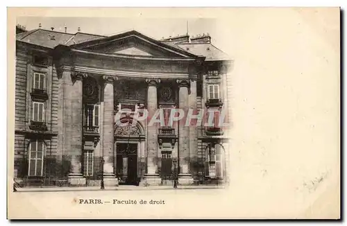 Cartes postales Paris Faculte de Droit