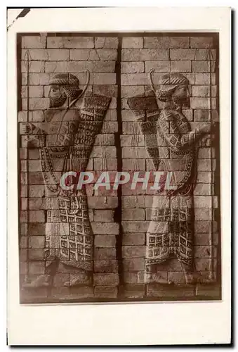 Cartes postales Louvre Antiquites asiatiques Deux archers Palais de Darius