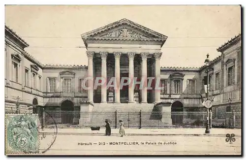 Cartes postales Montpellier Le palais de justice