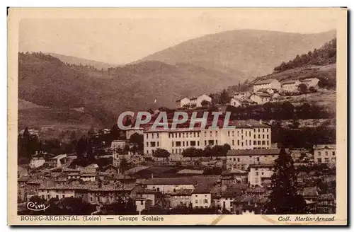 Cartes postales Bourg Argental Groupe scolaire