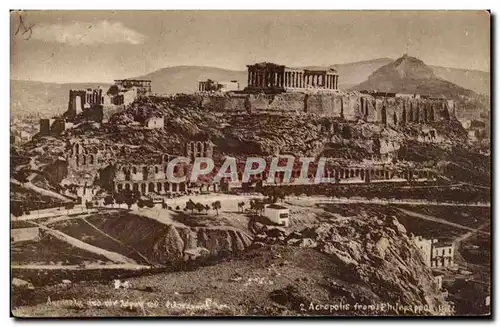 Ansichtskarte AK Grece Greece Acropolis Athenes