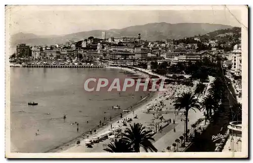 Cartes postales Cannes La Croisette et le Mont chevalier