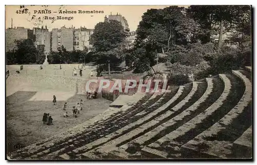 Paris Ansichtskarte AK Arenes romaines Rue monge