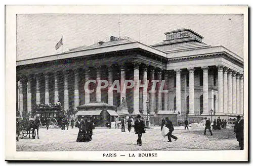 Paris Cartes postales la Bourse