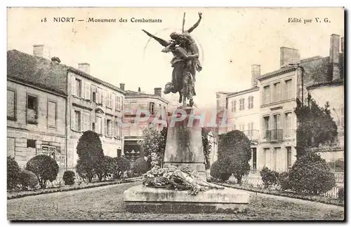 Cartes postales Niort Monument des Combattants