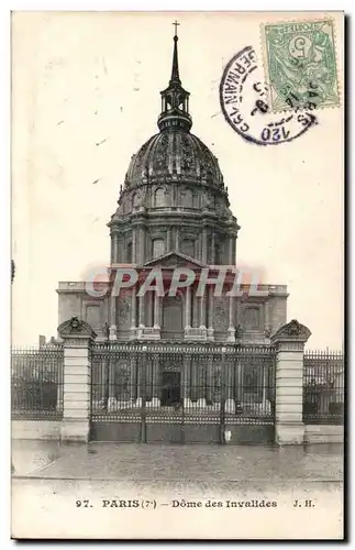 Ansichtskarte AK Paris dome des Invalides