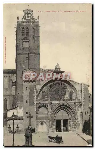 Toulouse Cartes postales Cathedrale Ste Etienne