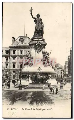 Paris Cartes postales Statue de la Republique