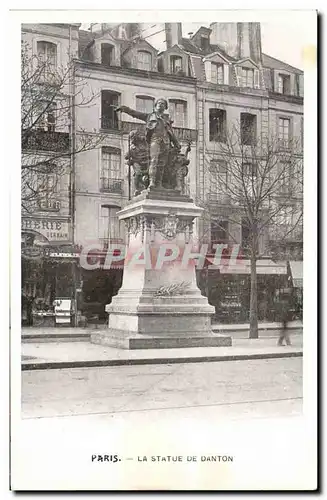 Paris Cartes postales Statue de danton