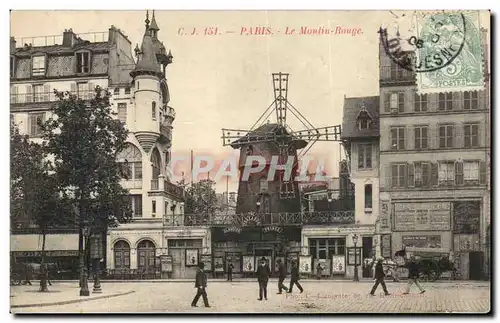 Paris Ansichtskarte AK Le Moulin rouge ( redmill )