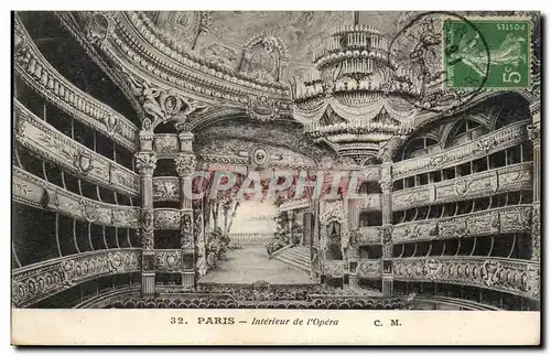 Paris Cartes postales Interieur de l&#39Opera