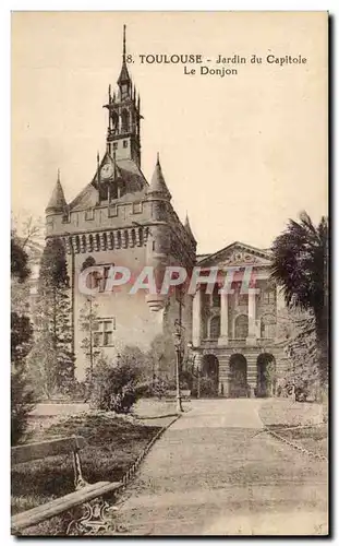 Toulouse Ansichtskarte AK Jardin du capitole Le donjon