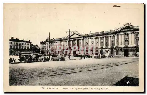 Toulouse Cartes postales Facade du capitole ( hotel de ville )