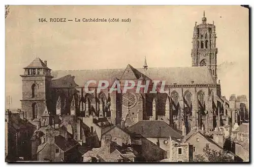 Cartes postales Rodez La cathedrale