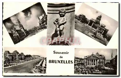 Ansichtskarte AK Souvenir de Bruxelles