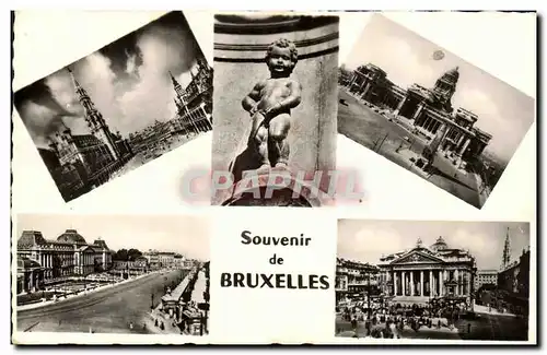 Cartes postales Souvenir de Bruxelles