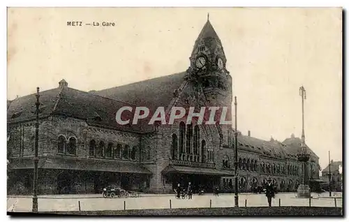 Cartes postales Metz La gare