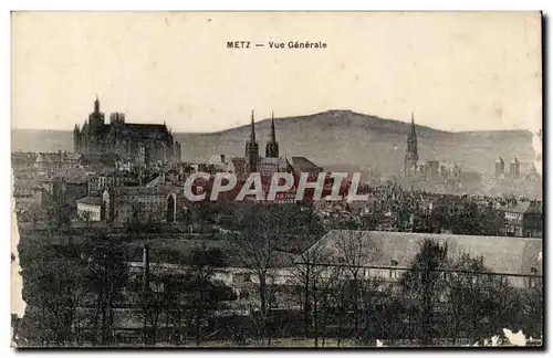 Cartes postales Metz Vue generale