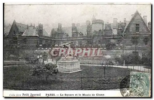 Paris Ansichtskarte AK Le square et le musee de Cluny