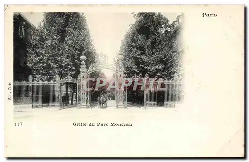 Paris Ansichtskarte AK GRille du parc monceau