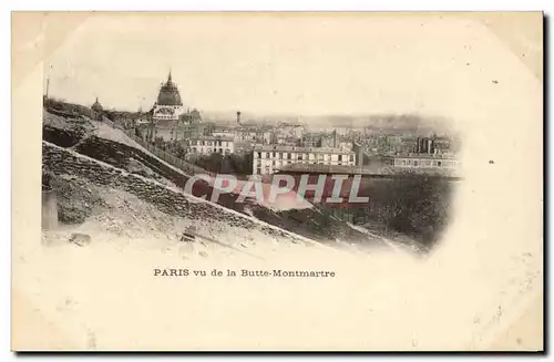 Paris Cartes postales Vu de la Butte montmartre