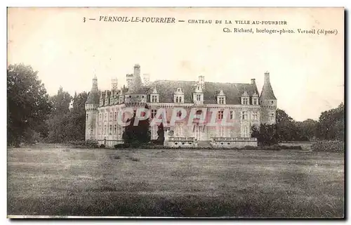 Vernoil le Fourrier Cartes postales Chateau de la ville au Fourier