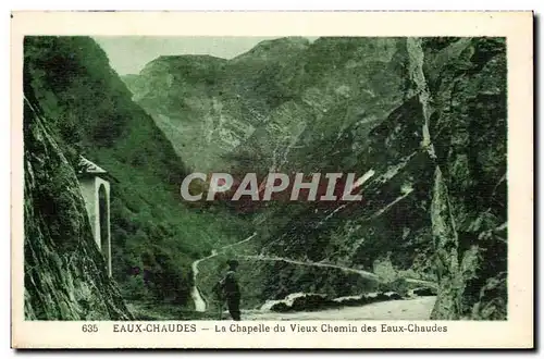 Cartes postales Eaux chaudes La chapelle du vieux chemin des eaux chaudes