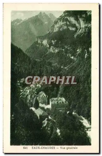 Cartes postales Eaux chaudes Vue generale