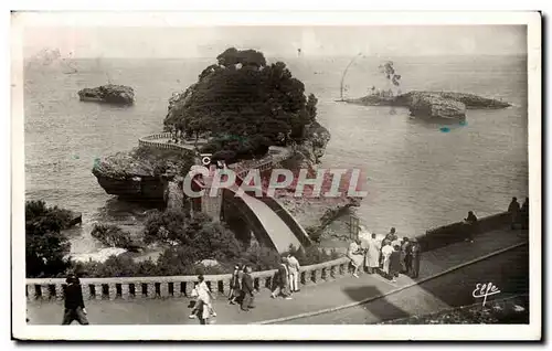 Cartes postales Biarritz Le rocher du Basta