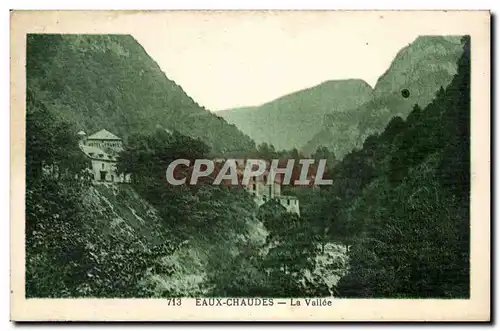 Cartes postales Eaux Chaudes La vallee